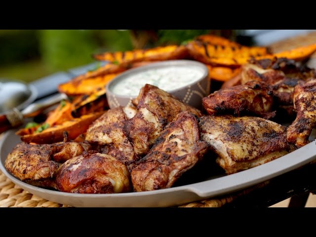 Beth's Grilled Chicken with Sweet Potato Recipe  (Collab with Rachel Talbott!)