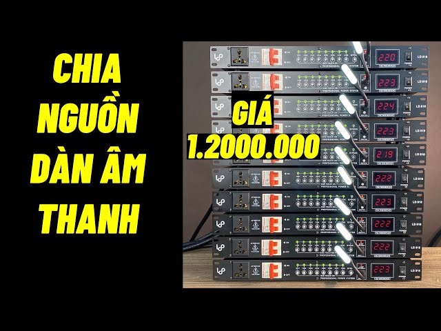 Bộ chia nguồn điện dàn âm thanh quản lý nguồn dàn âm thanh giá 1.200.000đ | ABshop.com.vn  1187