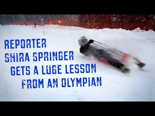 Shira Springer Learns How To Luge