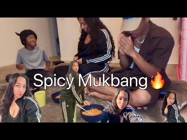 Spicy Mukbang Do You Dare?  #mukbang #tigress #spicynoodles