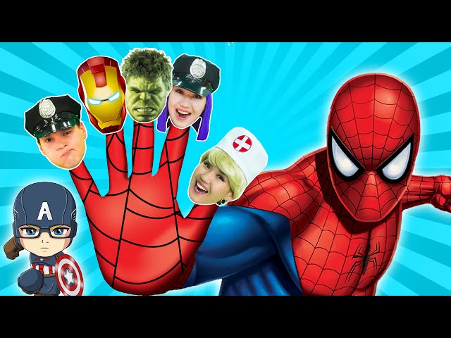 Finger Family Superhero & Mr Policeman Compilation +MORE | Nursery Rhymes & Kids Songs | BalaLand