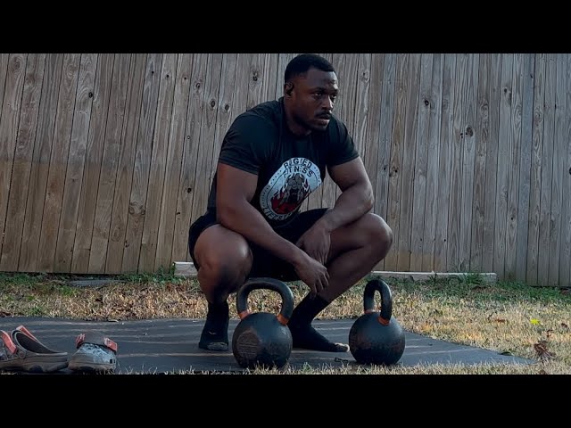 FOLLOW ALONG Kettlebell Training – No Gym Needed! (15 mins!)