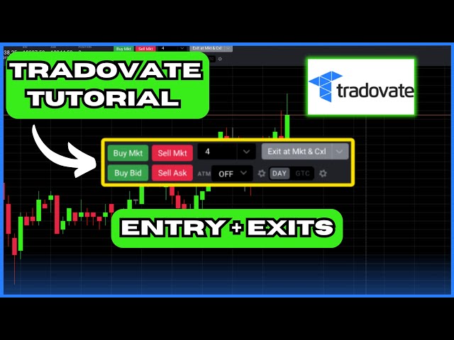 Tradovate Tutorial | How To Enter & Exit Trades + TP & SL