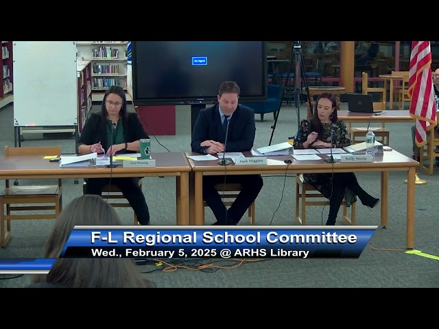 Freetown-Lakeville Regional School Committee, 2-5-25