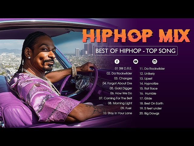 Old School Hiphop 90's Mix🔥Playlist Old School Hip Hop 2025💥Snoop Dogg, Method Man, 2Pac Cover Style