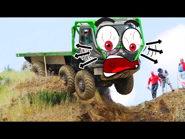 Extreme Monster Truck Off Road Crashes & Fails | Off Road Doodles Vehicle Mud Race | Woa Doodland