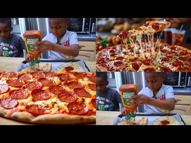 Kids Make Very Delicious Pizza | Kids Cook