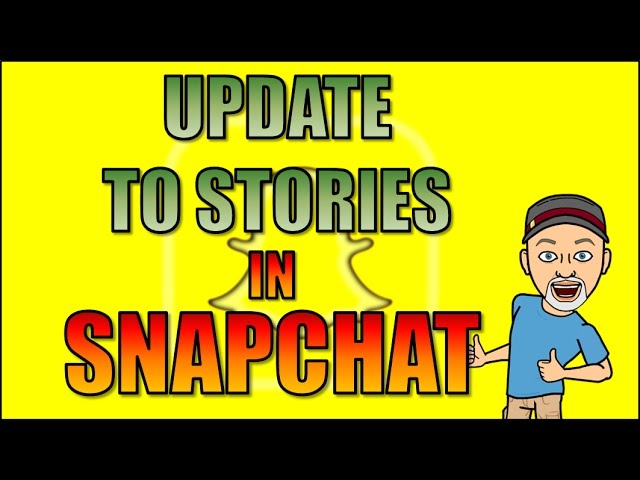 Snapchat stories update | December 2016