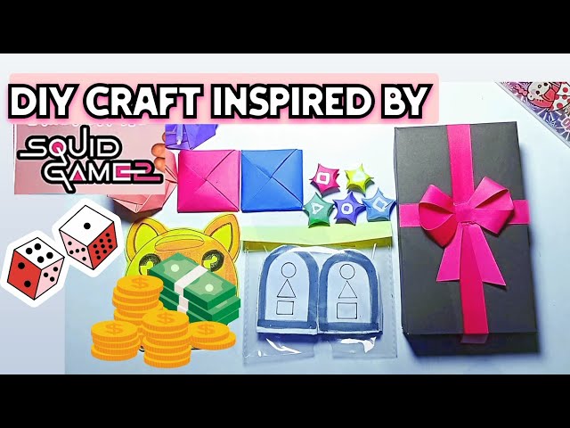 "DIY Squid Game 2-Inspired Crafts | Fun & Easy Paper Creations for Creativity"