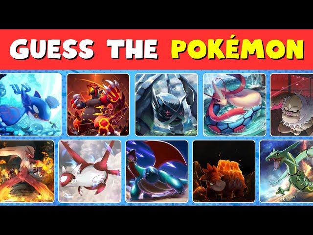 Guess The Pokémon Quiz 🧠(GEN 3)⚡ | Can You Name Them ALL ?