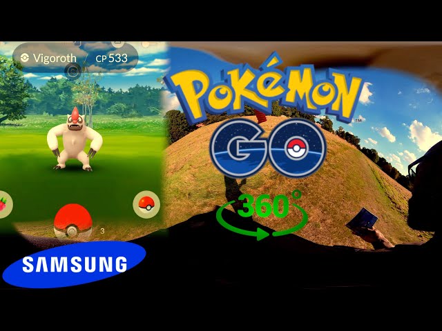 16:9 & Fullscreen for Pokemon Go on Samsung Galaxy Z Fold 3 | 360 Video