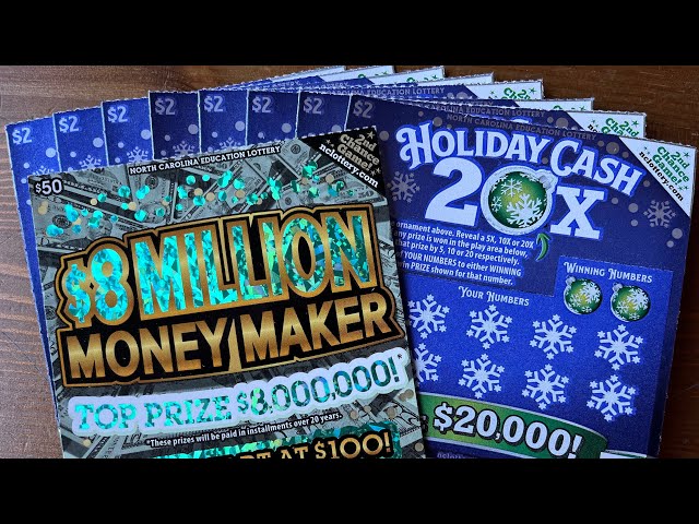 $20,000 Jackpot Hunt Part 1💥NC Scratch-offs! ☃️Holiday Cash 20x☃️