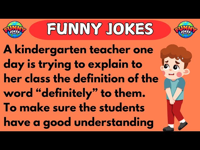 Funny Kindergarten Jokes That Will Definitely Make You Laugh