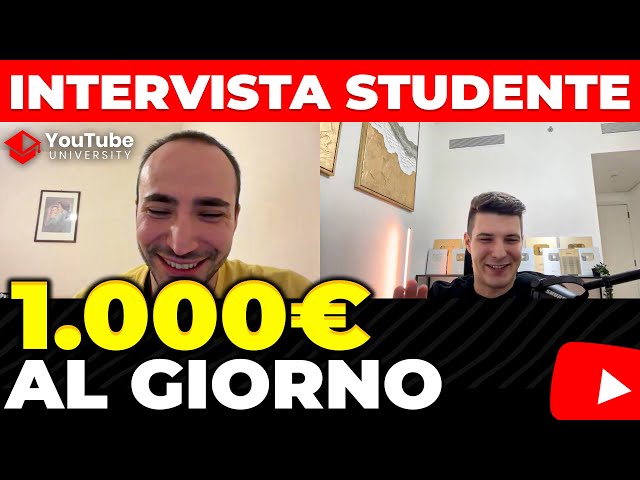 YouTube Automation: Studente da oltre 1000€ al giorno di profitto! Testimonianza YouTube University