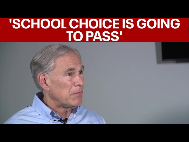 Gov. Greg Abbott 'certain' school vouchers will pass