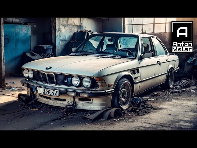 Restoration of an old BMW from the 80s