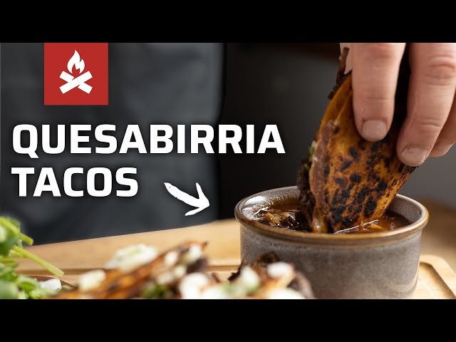 The Cheesiest Quesabirria Tacos