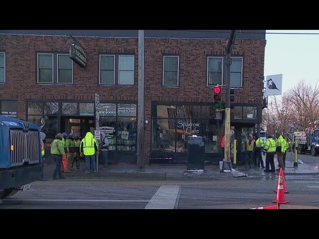 Minneapolis crews working to clean up damage after water main break