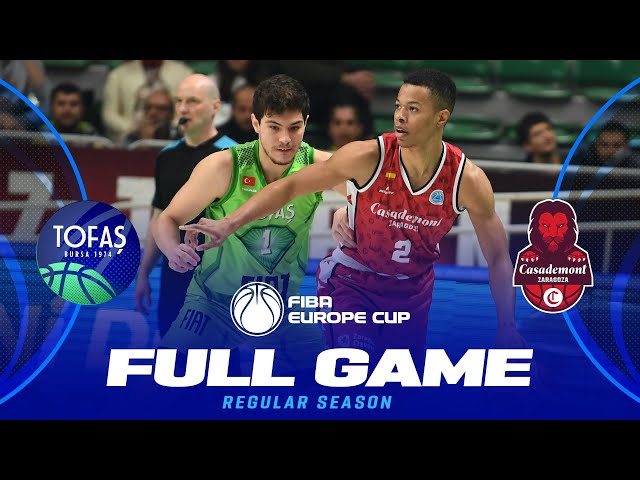 Tofas Bursa v Casademont Zaragoza | Full Basketball Game | FIBA Europe Cup 2024-25