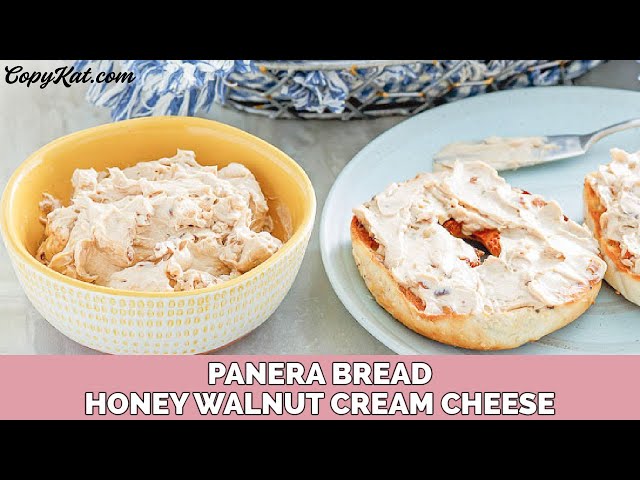 Panera Bread Honey Walnut Cream Cheese Spread