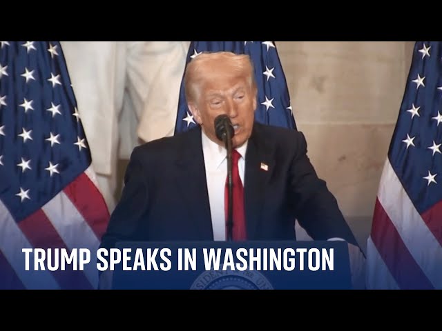 Trump speaks at National Prayer Breakfast