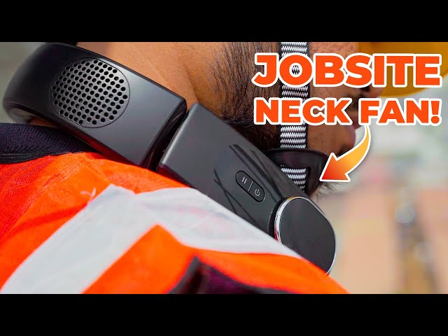 Experience Personal Cooling With The Frizcol Chillgo Neck Fan | Personal Jobsite Cooling Fan