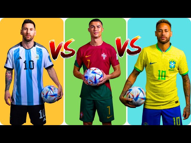 🔴Comparison: Lionel Messi vs Cristiano Ronaldo vs Neymar Junior (Part 01)