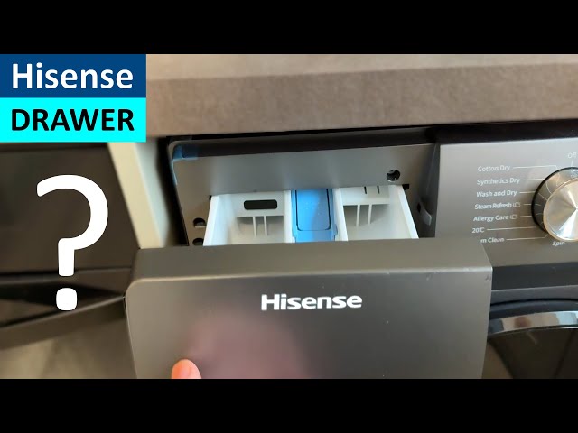 Hisense Washing Machine Detergent Drawer Symbols & How to use Hisense Washing Machine Compartments