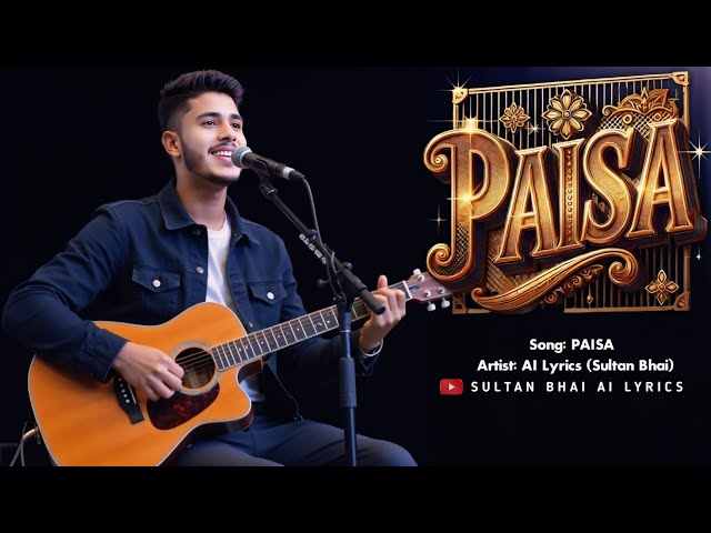 NEW SONG 2025 | PAISA | SULTAN BHAI AI LYRICS | NEW HINDI SONG 2025