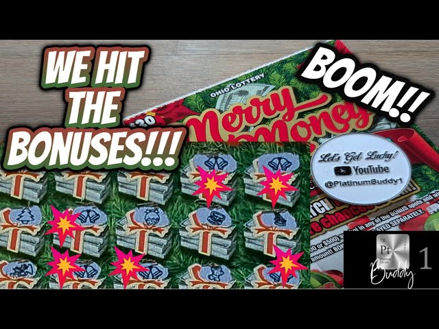 🟢🔴WE FOUND WHAT WE WERE LOOKING FOR!🟢🔴Merry Money🟢🔴Ohio Lottery Scratch Off Tickets