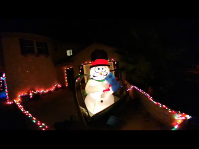 Xmas lights 360 video