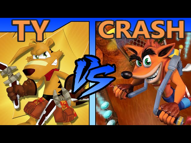 FICTIONAL FIGHTS - Ty the Tasmanian Tiger VS Crash Bandicoot