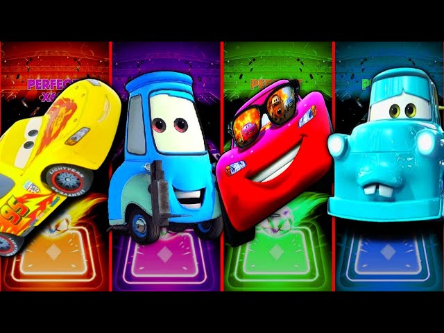 Cars 3 Mater vs Lighting McQueen vs Lightning McQueen Spider Eater vs Cruz Ramirez x Coffin Dance