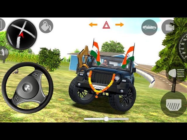 Dollar (Song) Modified 😈 Mahindra Black Thar || Indian Car Simulator 3D || Car Game 3D