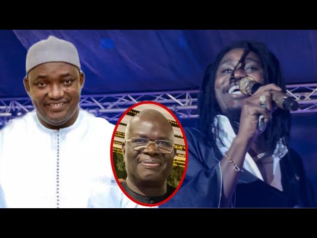 Battré extraordinaire du Président Adama Barrow à la soirée de Wally Seck Gala Fogeca à Gambie