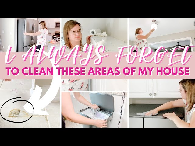 AREAS OF MY HOUSE I FORGET TO CLEAN | CLEANING AREAS OF MY HOUSE THAT ARE OUT OF SIGHT & OUT OF MIND