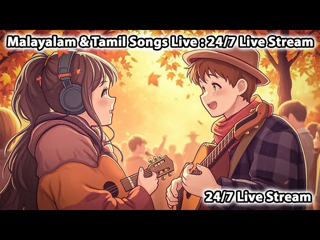 Tamil Malayalam Songs Live : 24/7 Live Stream | Cover Songs | Relaxing | #shorts #short #shortslive