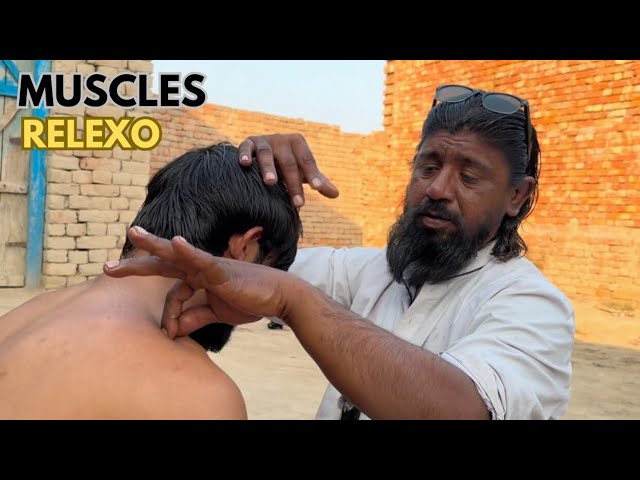 ASMR || BENGALI BABA RELAXING MASSAGE FOR SLEEP | HEAD, BACK, NECK, | PAKISTANI BEST HEAD MASSAGE |