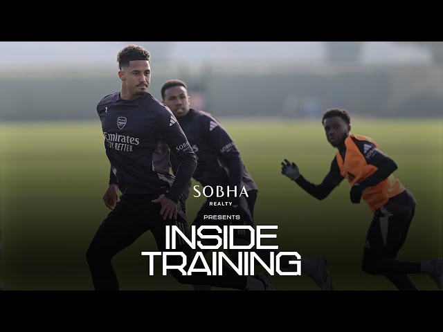 PREMIER LEAGUE ACTION RETURNS! | INSIDE TRAINING | Limbering up for Leicester City | EPL