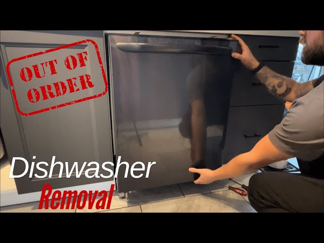 Removing Your Old Broken Frigidaire Dishwasher: A Hassle-Free Removal Process