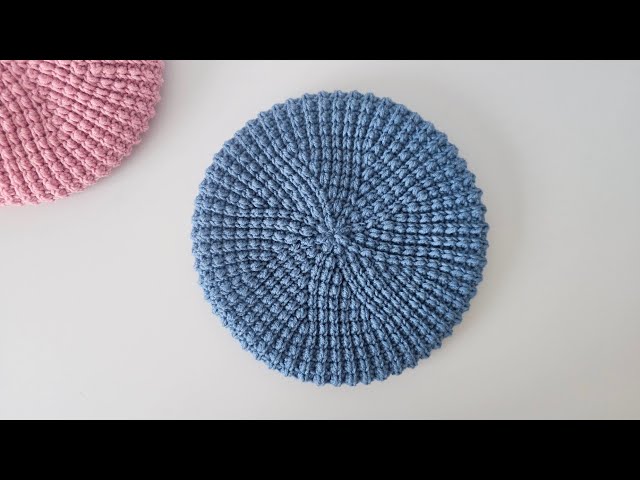 Crochet Beret "Pixel" / Crochet for Beginners / Crochet Hat