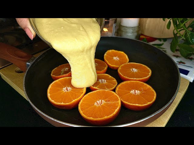 The homemade orange cake that surprises everyone! Village grandma taught me this recipe