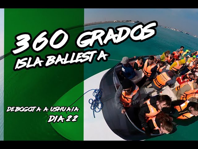 ISLA BALLESTA paracas VIDEO 360 -  en MOTO de BOGOTA a USHUAIA - dia 22