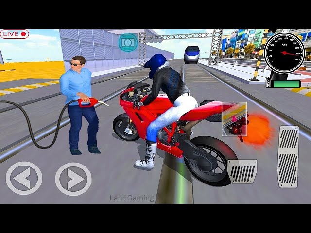 ✅3D Driving Class Simulator Bullet Train Vs Motorbike Bike Driving Game - Android Gameplay