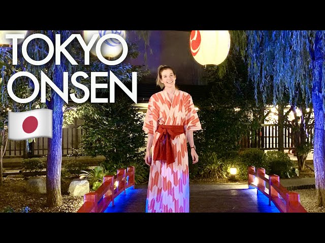 OUR JAPANESE ONSEN EXPERIENCE | We bare all in Tokyo! Japan Travel Vlog