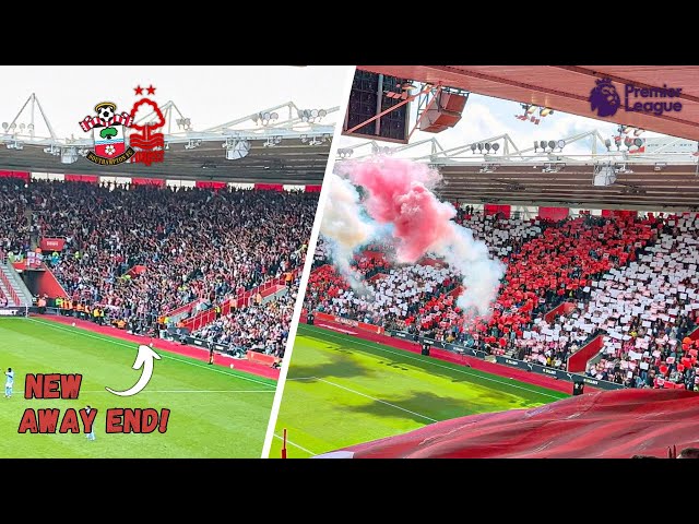 Whole Stadium Tifo at St Mary’s?! Southampton v Nottingham Forest