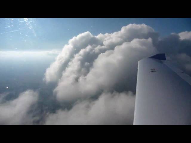 In flight - DA40