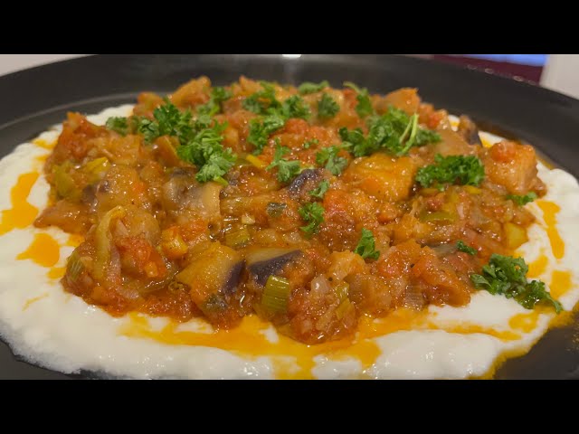 Incredibly Tasty Eggplant! Ready In Just 5 Minutes! اسهل ر اسرع وصفة الباذنجان