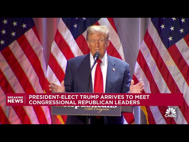 President-elect Trump meets Congressional Republican leaders