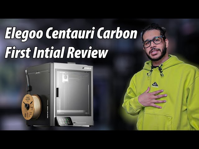 Elegoo Centauri Carbon 3D Printer Review | First Look and Prints